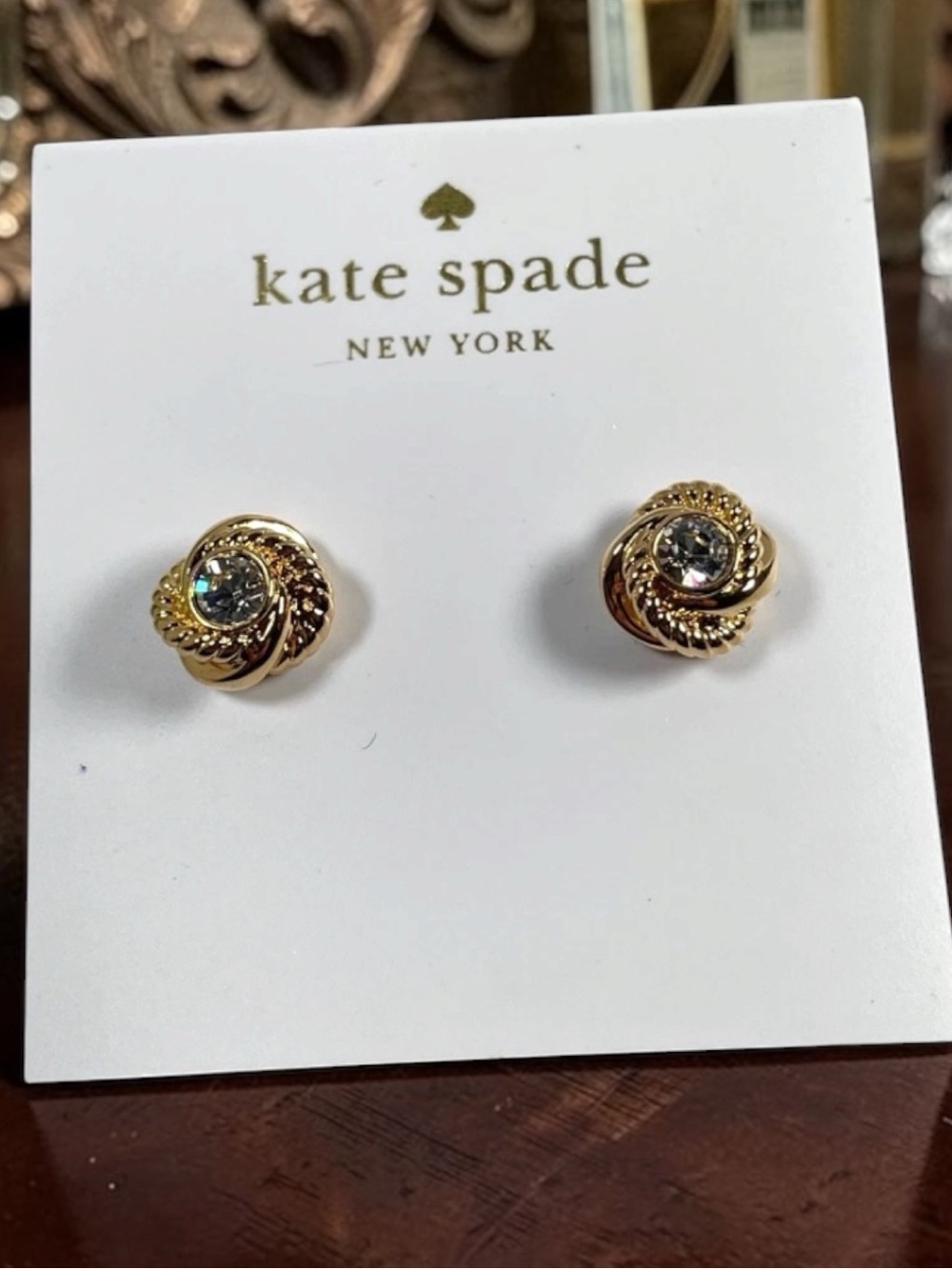 kate spade Gold CZ Infinity & Beyond